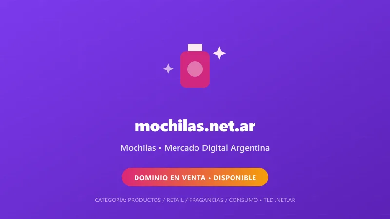 Identidad gráfica y activo digital para Mochilas en Argentina